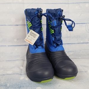 New Merrell child's ski boots blue and black.